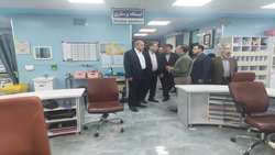 بازدید سرزده بازرس‌کل استان لرستان از بیمارستان شهدای عشایر خرم‌آباد